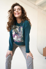 22724 Джемпер женский (изумрудный)