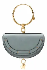 Сумка Chloé Nile Minaudiere голубой
