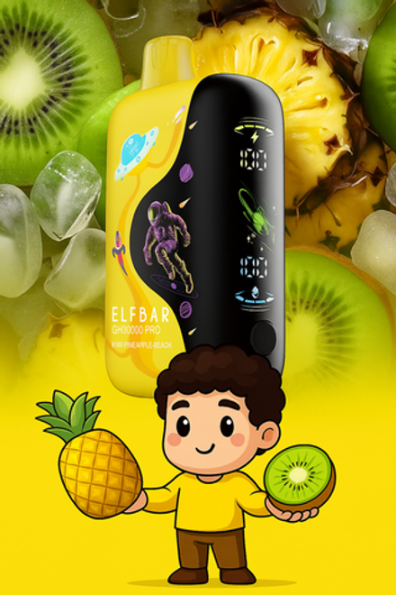 Elf Bar GH33000 Pro – Kiwi Pineapple Peach (5% nic)