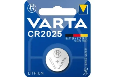 Батарейка Varta Lithium Coin CR2025 , 165 mAh , ( 1 ) шт. в блистере, 06025101401