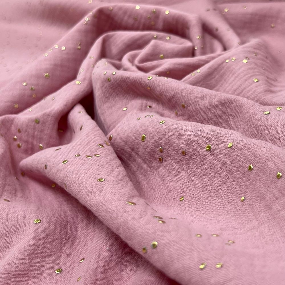 Пудра с золотыми точками