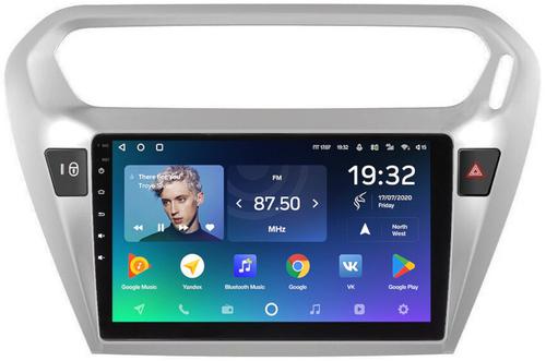 Магнитола для Peugeot 301 / Citroen C-Elysee - Teyes CC2 PLUS монитор 9" QLED, Android 10, Быстрая, SIM-слот