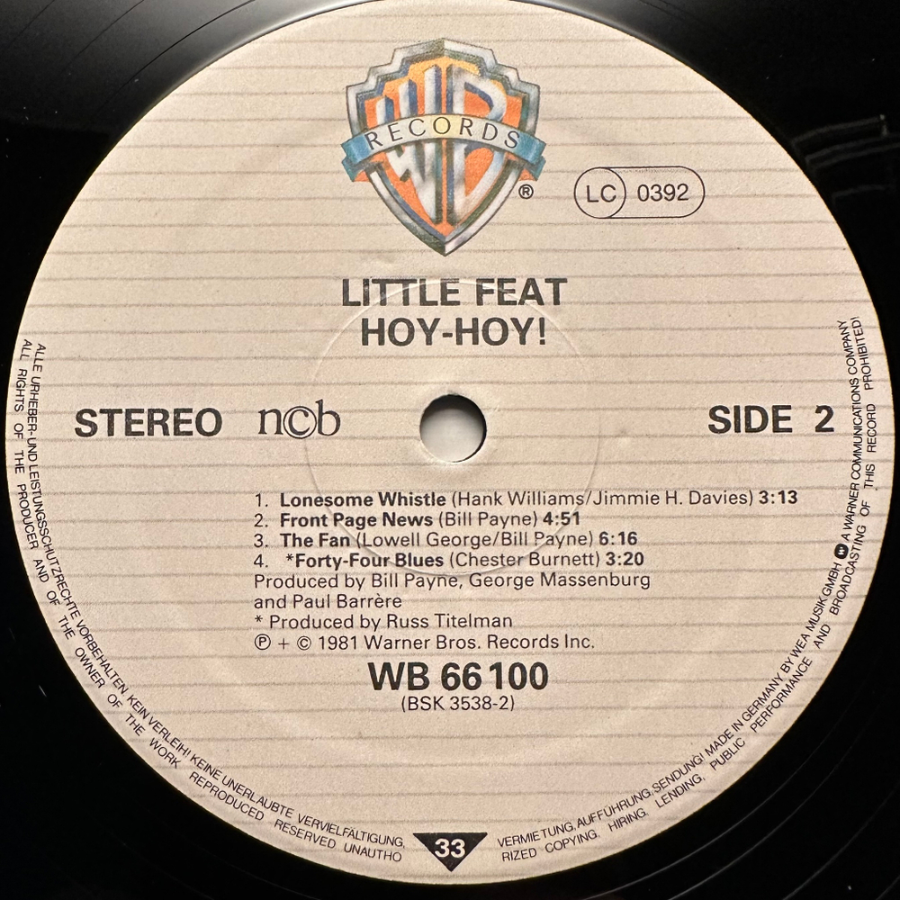 Little Feat - Hoy-Hoy! 2LP (Европа 1981г.)