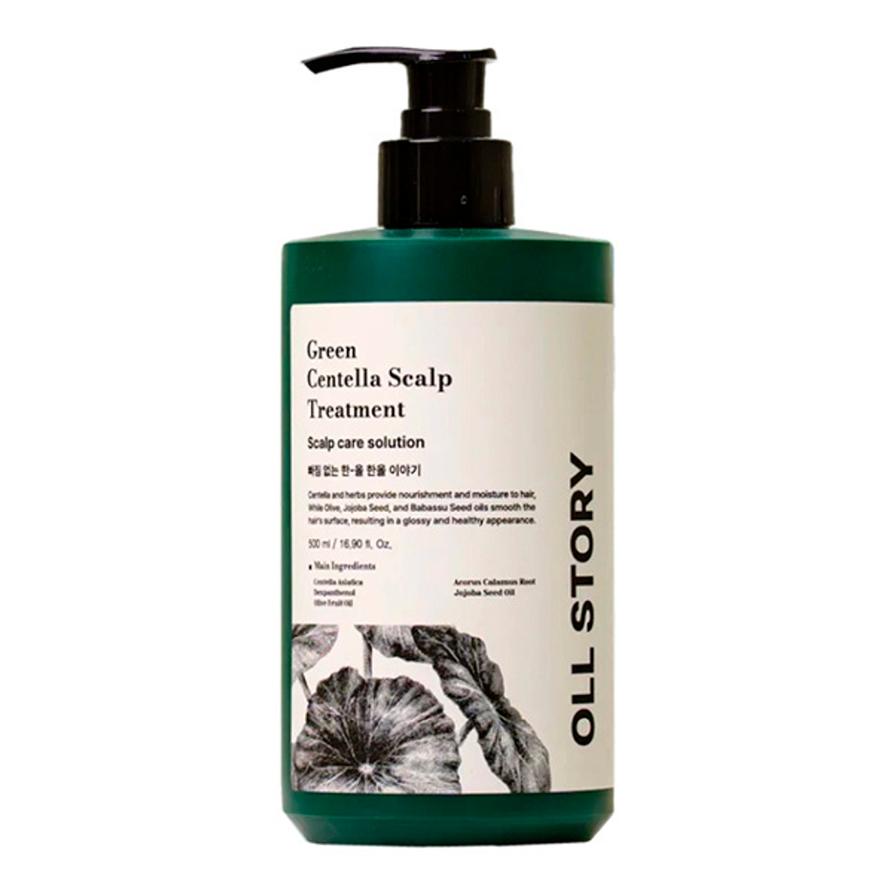Маска-тритмент с зеленой Центеллой Oll Story Green Centella Scalp Treatment 500мл