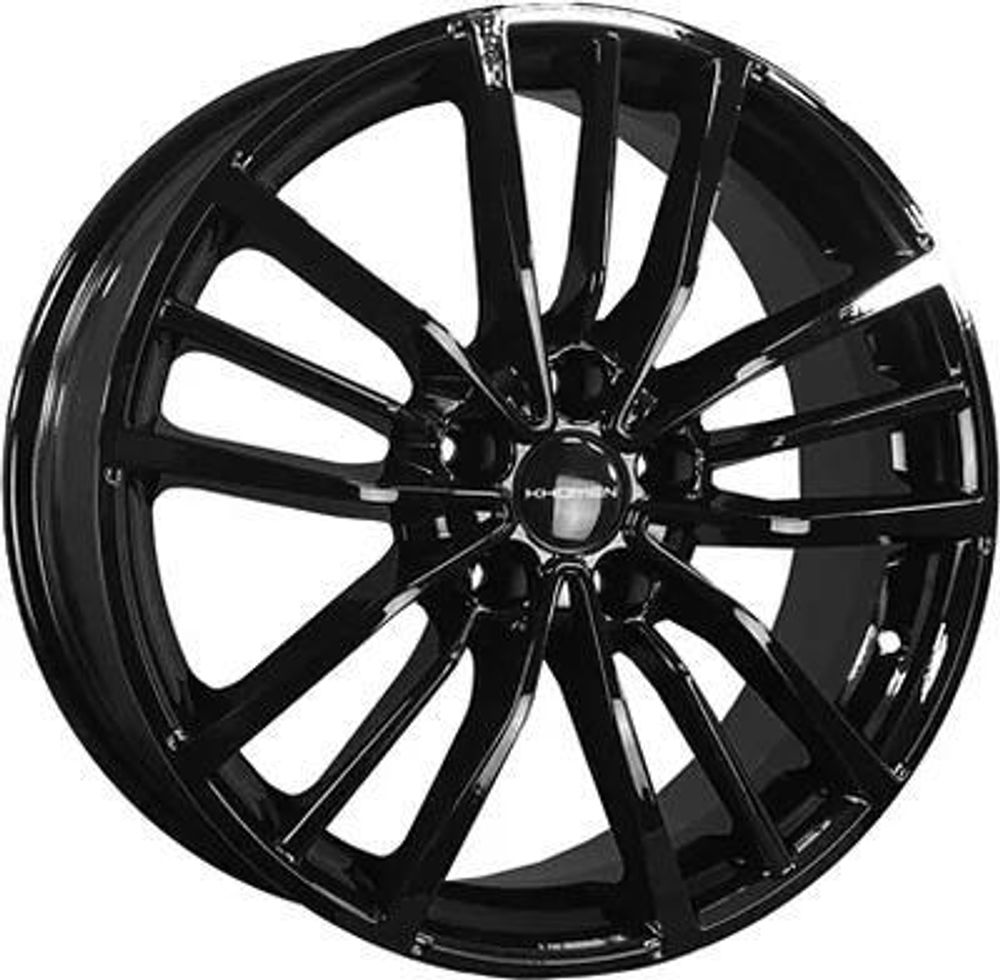 Khomen 1812 7x18 5x114.3 ET 37 Dia 66.5 (черный)