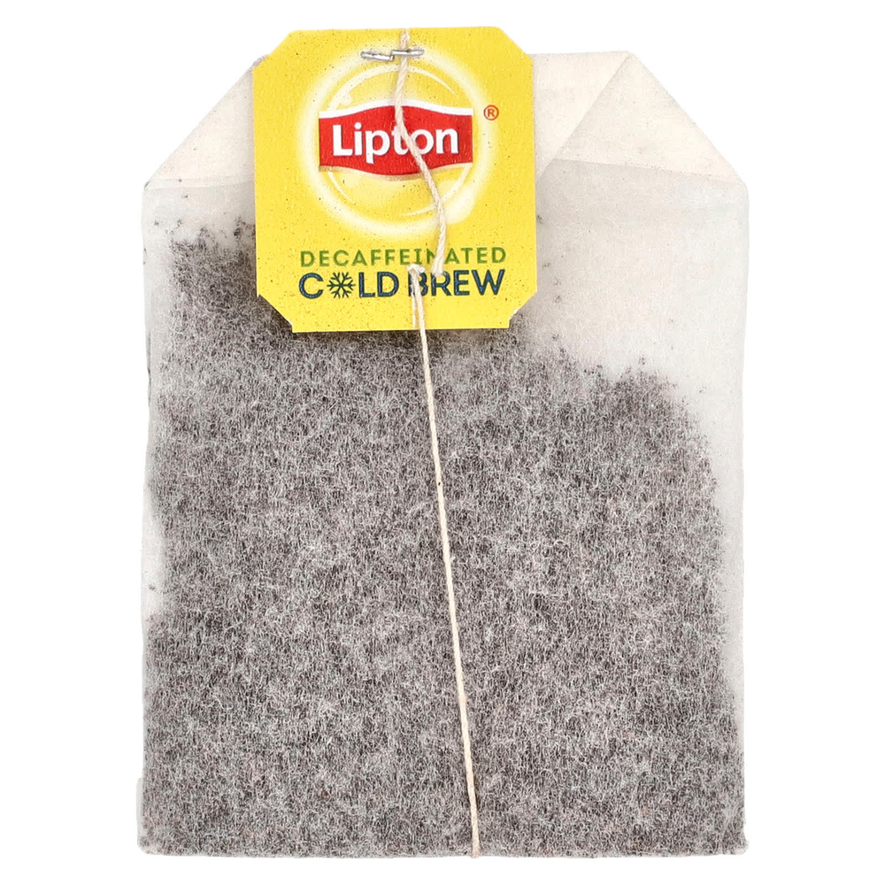 Lipton, Cold Brew, семейный, без кофеина, 22 чайных пакетика, 136 г (4,8 унции)