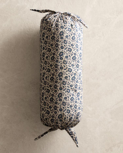 ZARA HOME ДЕТСКАЯ ПОДУШКА С ЦВЕТОЧНЫМ УЗОРОМ, СИНИЙ