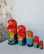 Матрешка "с курочкой" традиция 5мест