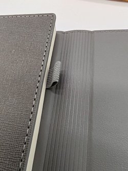 Блокнот подарочный А5 с ручкой Н-серый (7728-4)