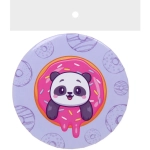 Зеркало косметическое круглое «КОЛЛЕКЦИЯ МАРЦИПАН», мишка панда, d-7,5см (пакет с подвесом)