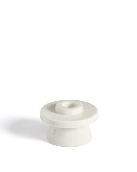 Подсвечник Zalvori из белого мрамора 8 см