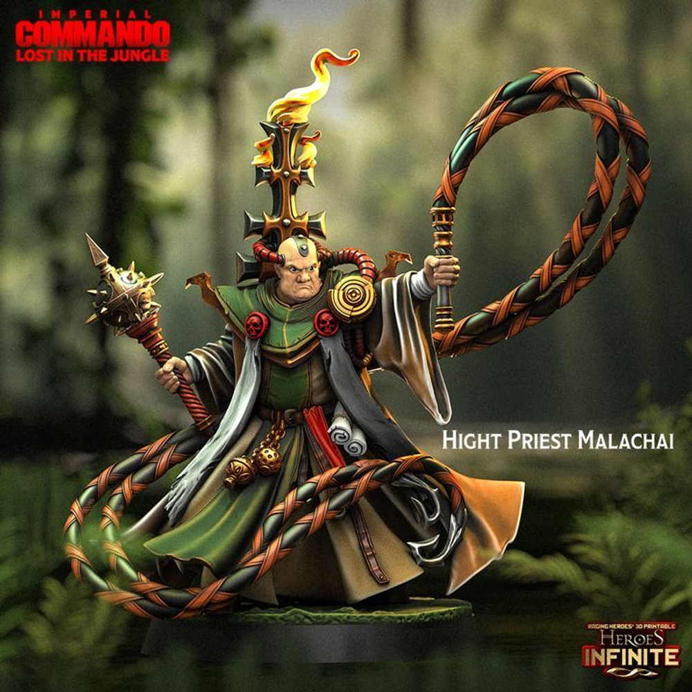 Миниатюра Warhammer  Hight Priest Malachai