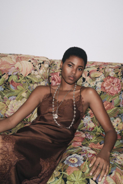 ZARA НАБОР ИЗ ДВУХ ОЖЕРЕЛИЙ, СЕРЕБРИСТЫЙ