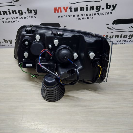 Передняя оптика CHROME для  VW T5 04.03-08.09