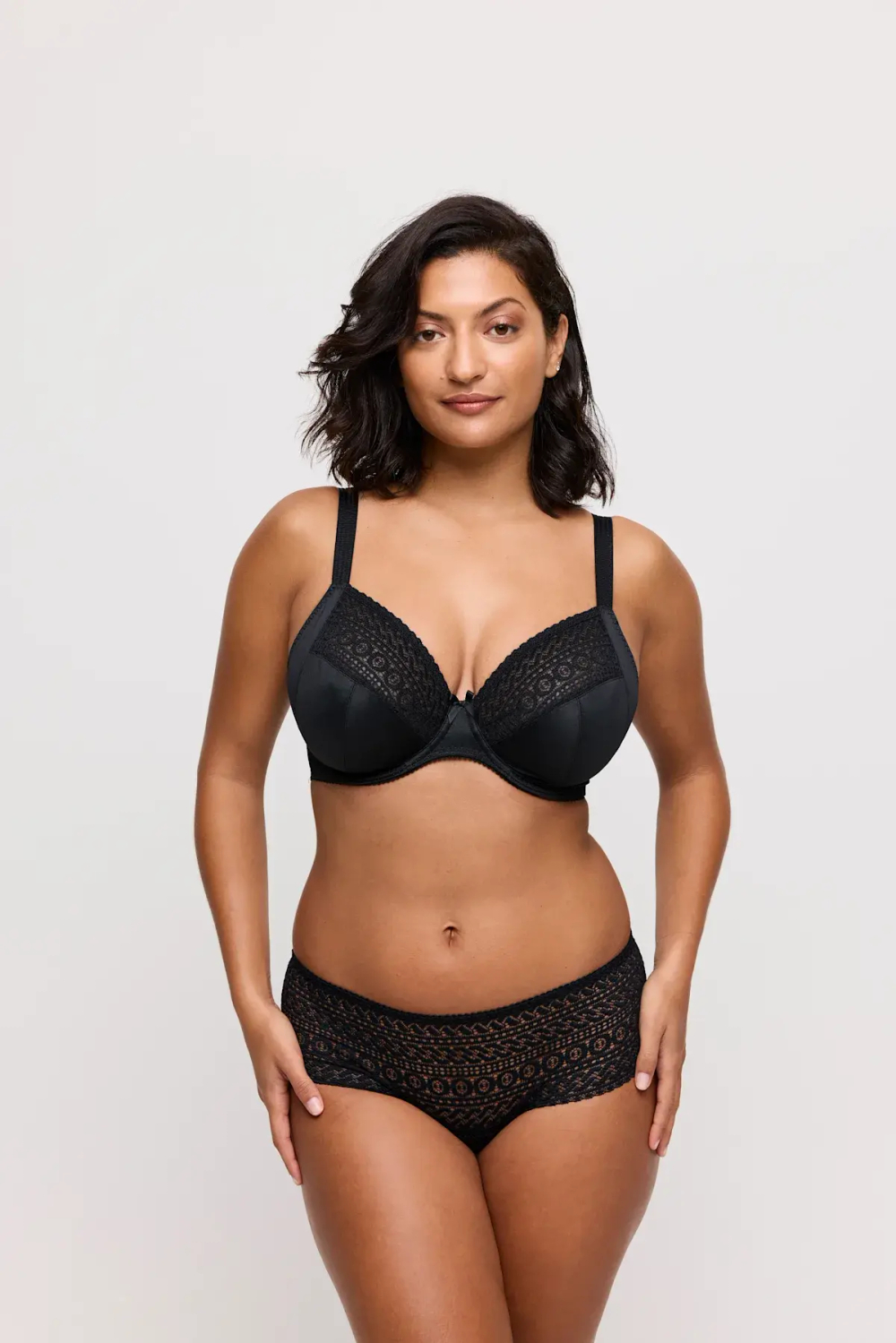 PRIMADONNA MONTARA Бюстгальтер с глубоким V-образным вырезом, черный