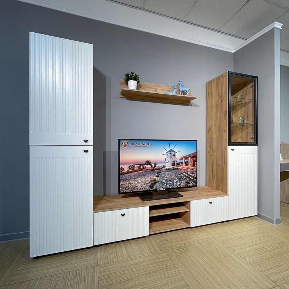 Модульная система МИЛАН Пенал со стеклом