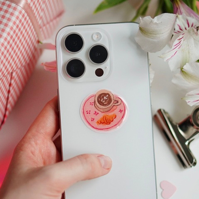 3-д стикер "кофеёк"