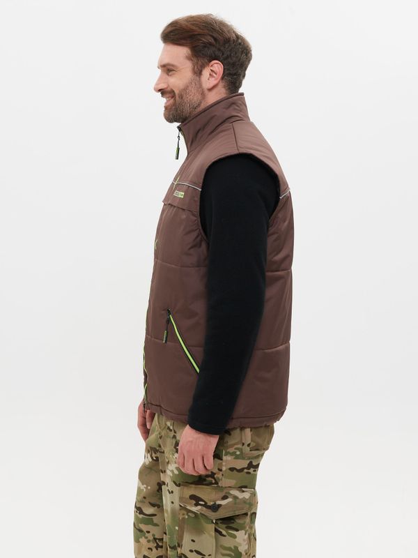 Жилет демисезонный Беркут ткань Дюспо цвет Коричневый