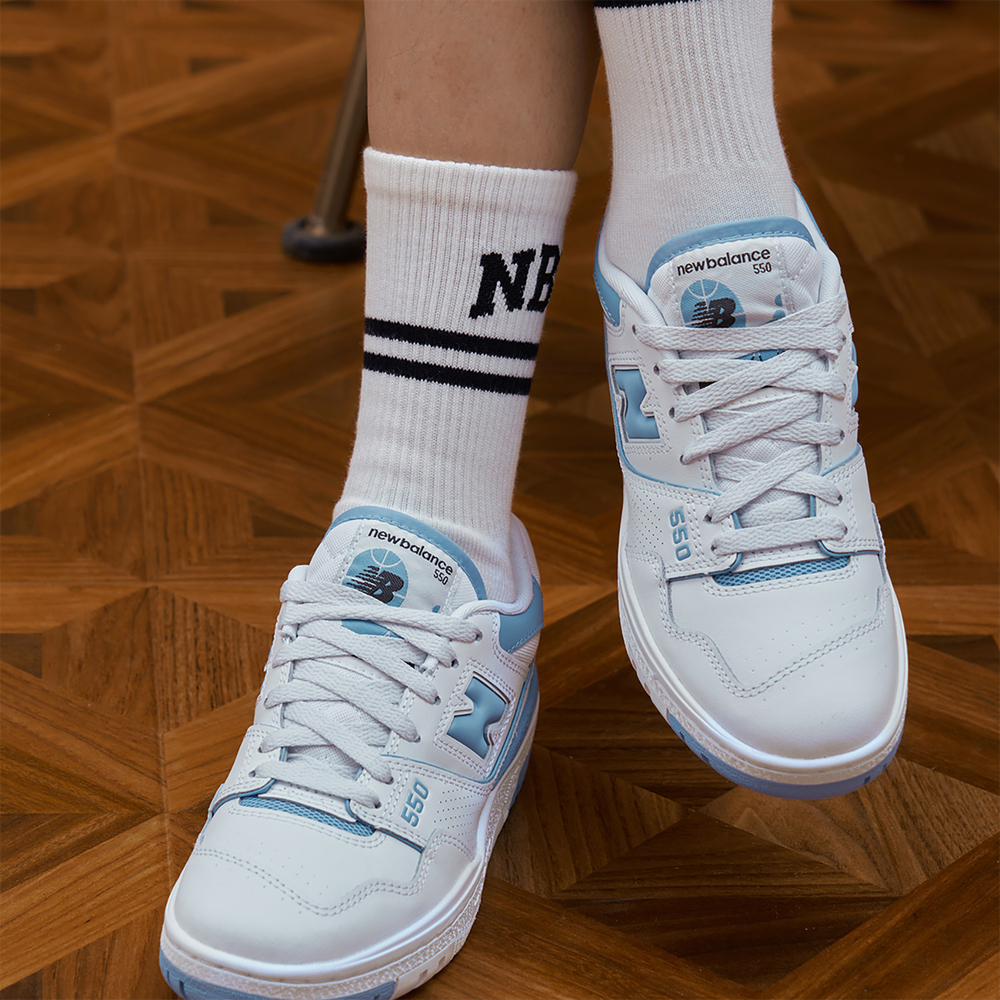 Кроссовки New Balance Nb 550 (Женская размерная сетка)