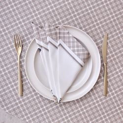 НАБОР САЛФЕТОК ИЗ 2-Х ШТ "FAMILY FARM" 40Х40СМ, ТВИЛ, КЛЕТКА