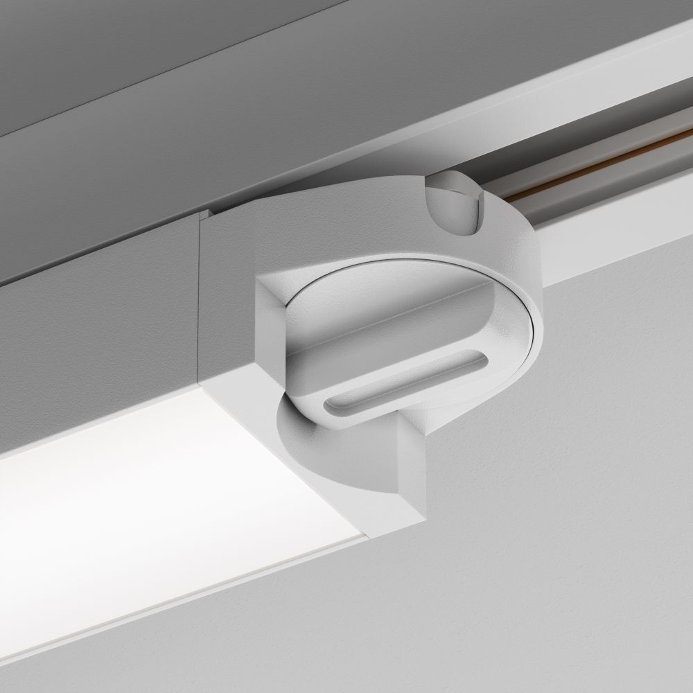 Трековый однофазный светодиодный светильник Maytoni Unity BASIS TR000-1-24W4K-W