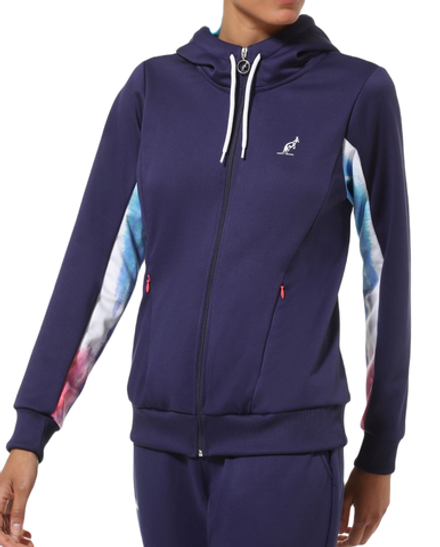 Женская теннисная куртка Australian Double Blaze Jacket - cosmos blue
