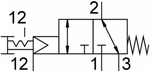 VHEF-PTCZ-B32-G14 Распределитель с кнопочным управлением