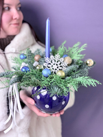 Новогодняя композиция на стол «Волшебная зима»