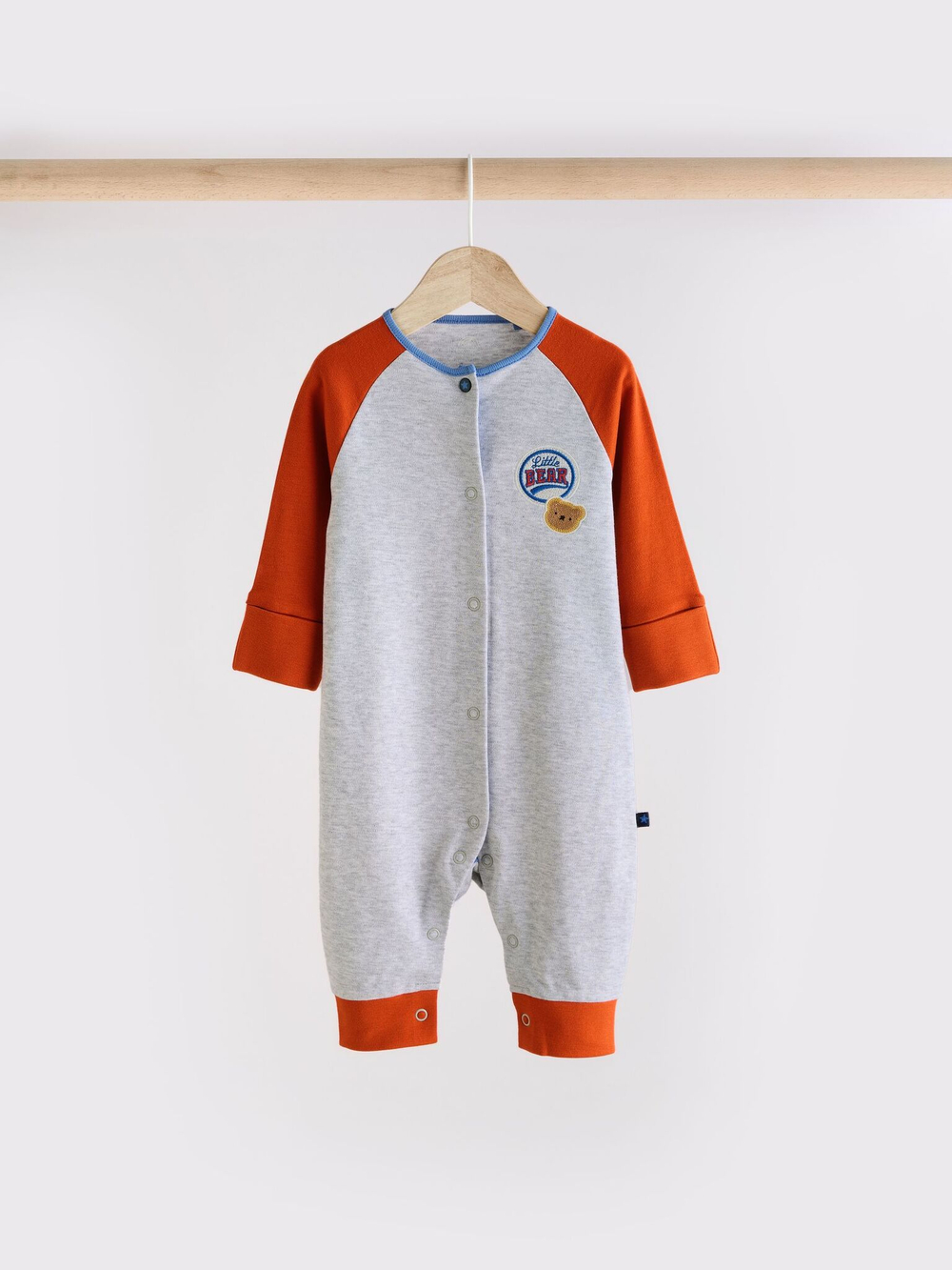 Комбинезон / Cлип для малышей Next N26-368, 3 шт., Синий, Серый