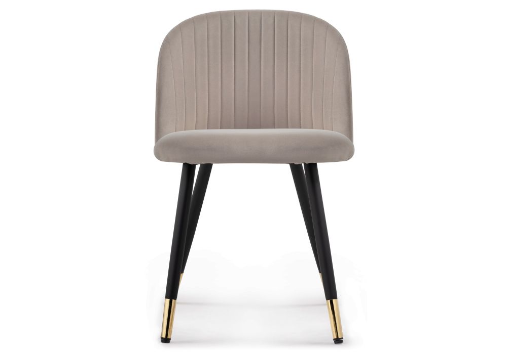 Стул на металлокаркасе Gabi latte / black / gold
