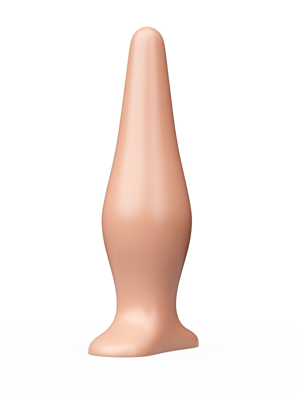 Анальная пробка LOVETOY телесная с широким основанием