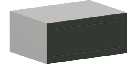 Кухня Модуль ШВГ 810 Белый / Насыщенно-зеленый