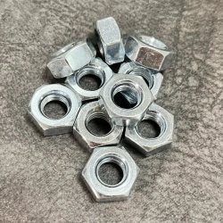 Гайка М10 шестигранная оцинкованная - 10 штук