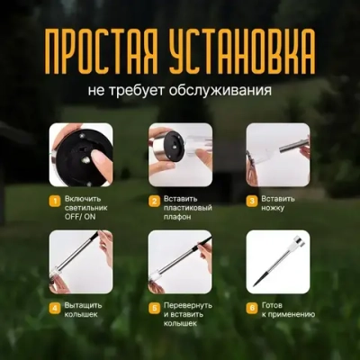 Уличный светильник, 1.2W, количество ламп:10шт