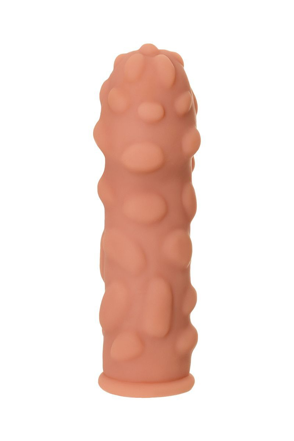 Телесная насадка на фаллос с крупными бугорками Extreme Sleeve 011 S-size - 12,7 см. (Цвет: телесный)