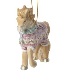 GAEM Фигурка декоративная подвесная "Лошадка", L7 W2,5 H8 см