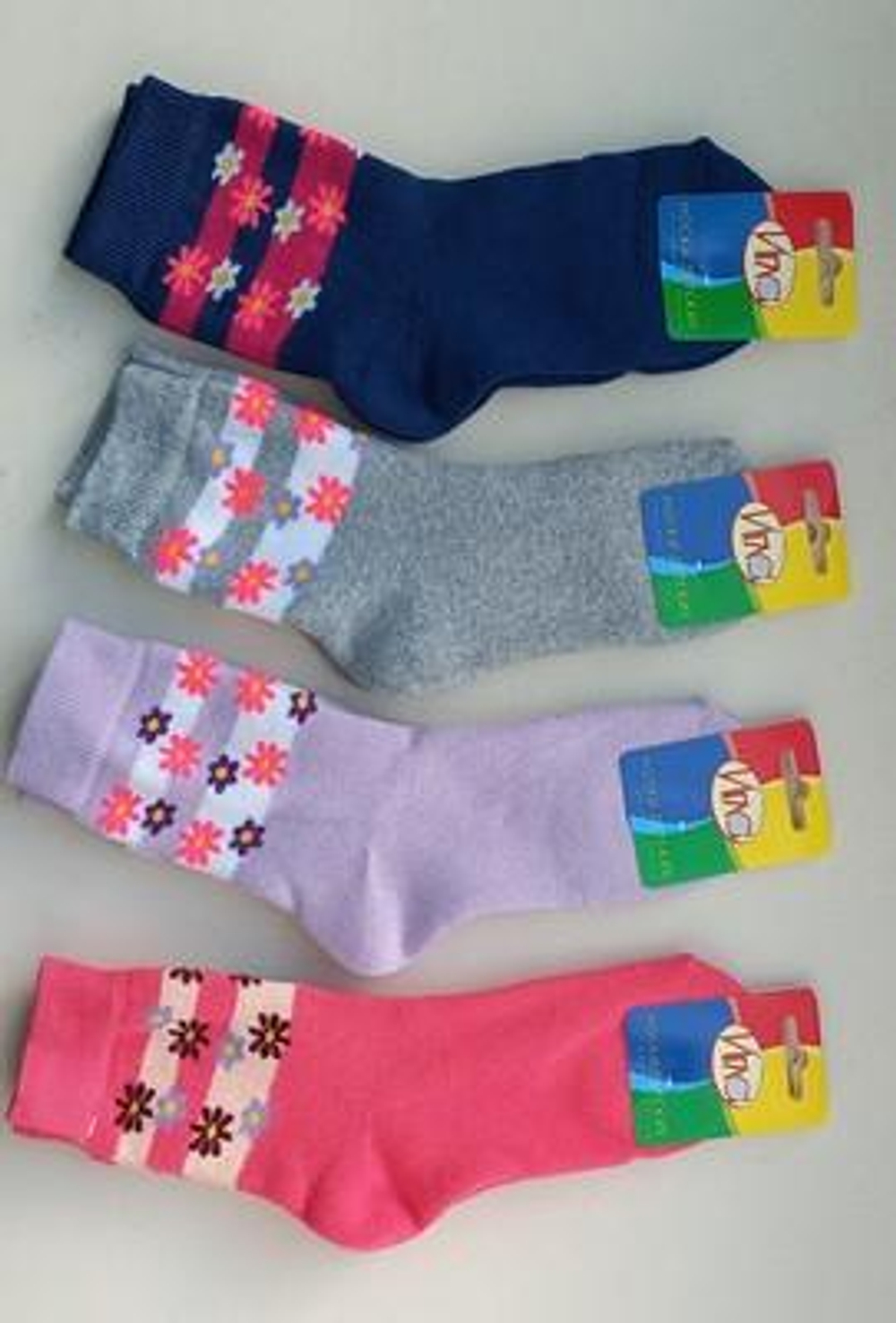 Носки д/дев, 20и, ассорт., 20р. (Игла), 1 шт.