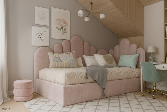 Кровать угловая Бамбини kids