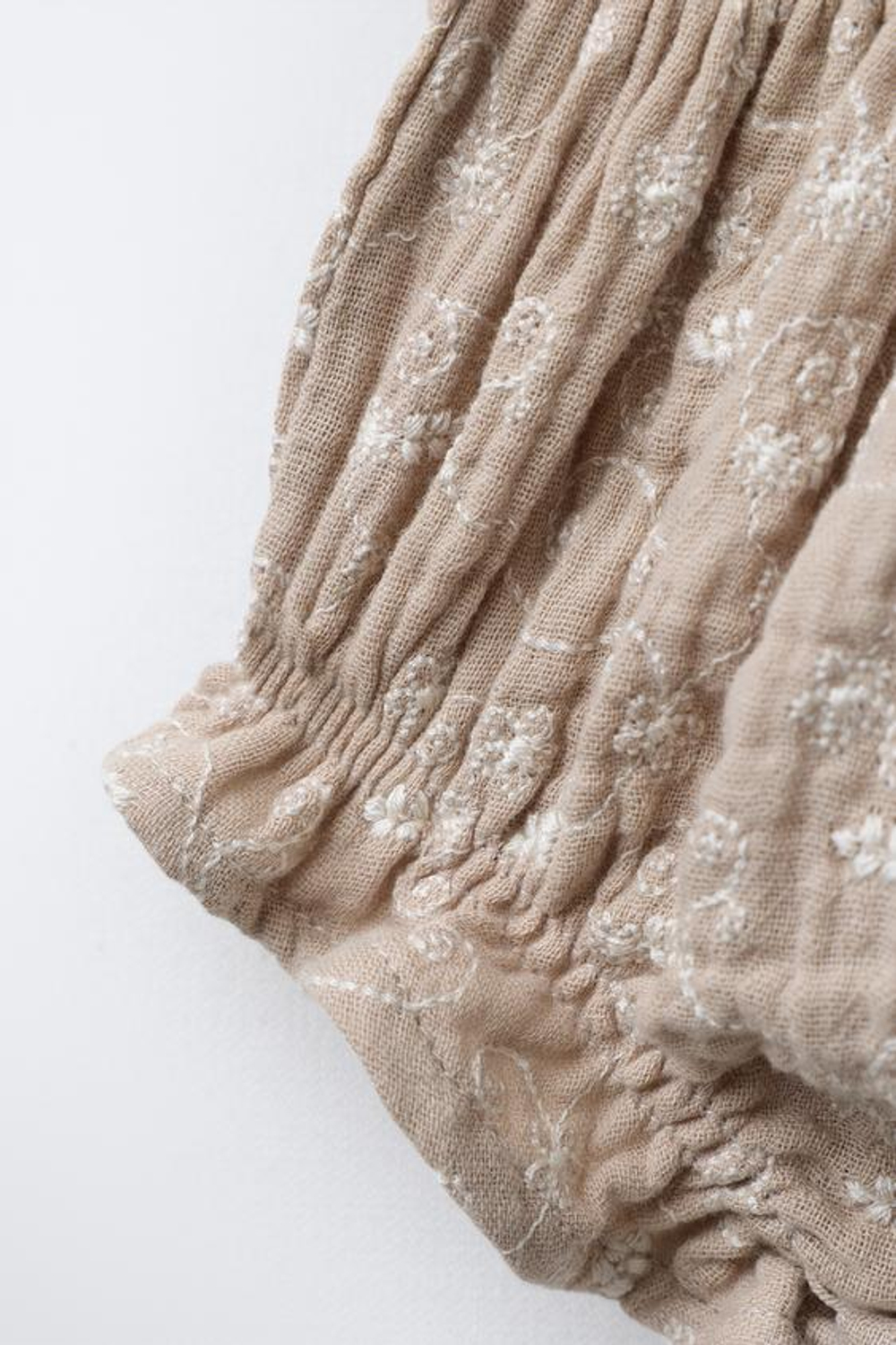 ZARA ТРУСЫ С ЦВЕТОЧНОЙ ВЫШИВКОЙ, НОРКА