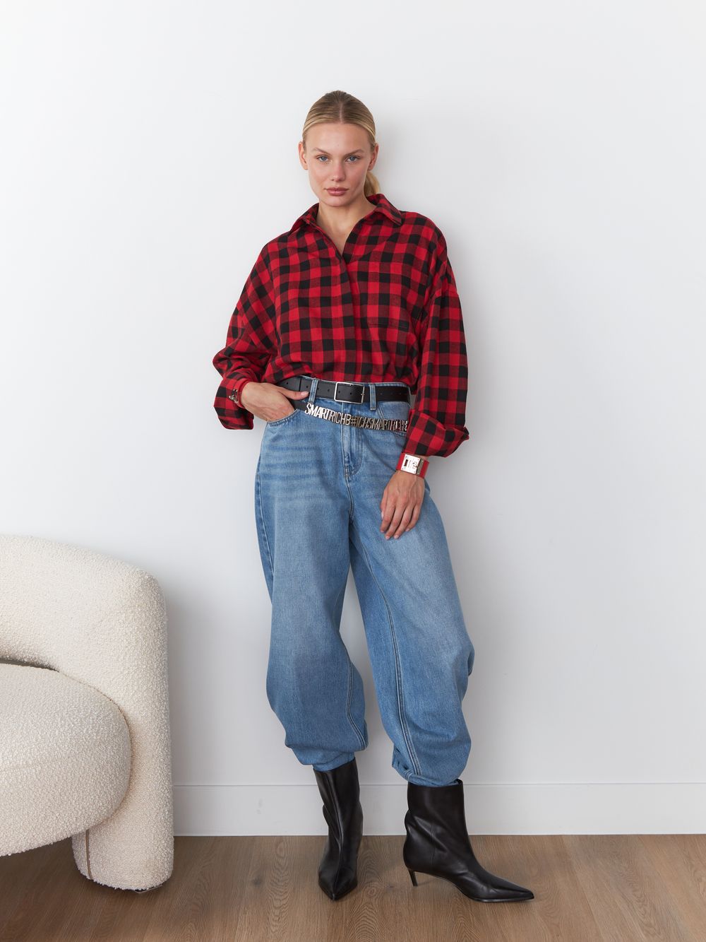 ТОНКИЙ РЕМЕНЬ НА КОБУРНЫХ КНОПКАХ SRB BLACK