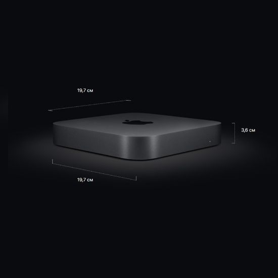 Apple Mac Mini Late 2018 MRTR2RU/A Space Gray (Серый Космос) Intel Core i3 3,6 ГГц, 128 ГБ, RAM 8 ГБ, Intel UHD Graphics 630