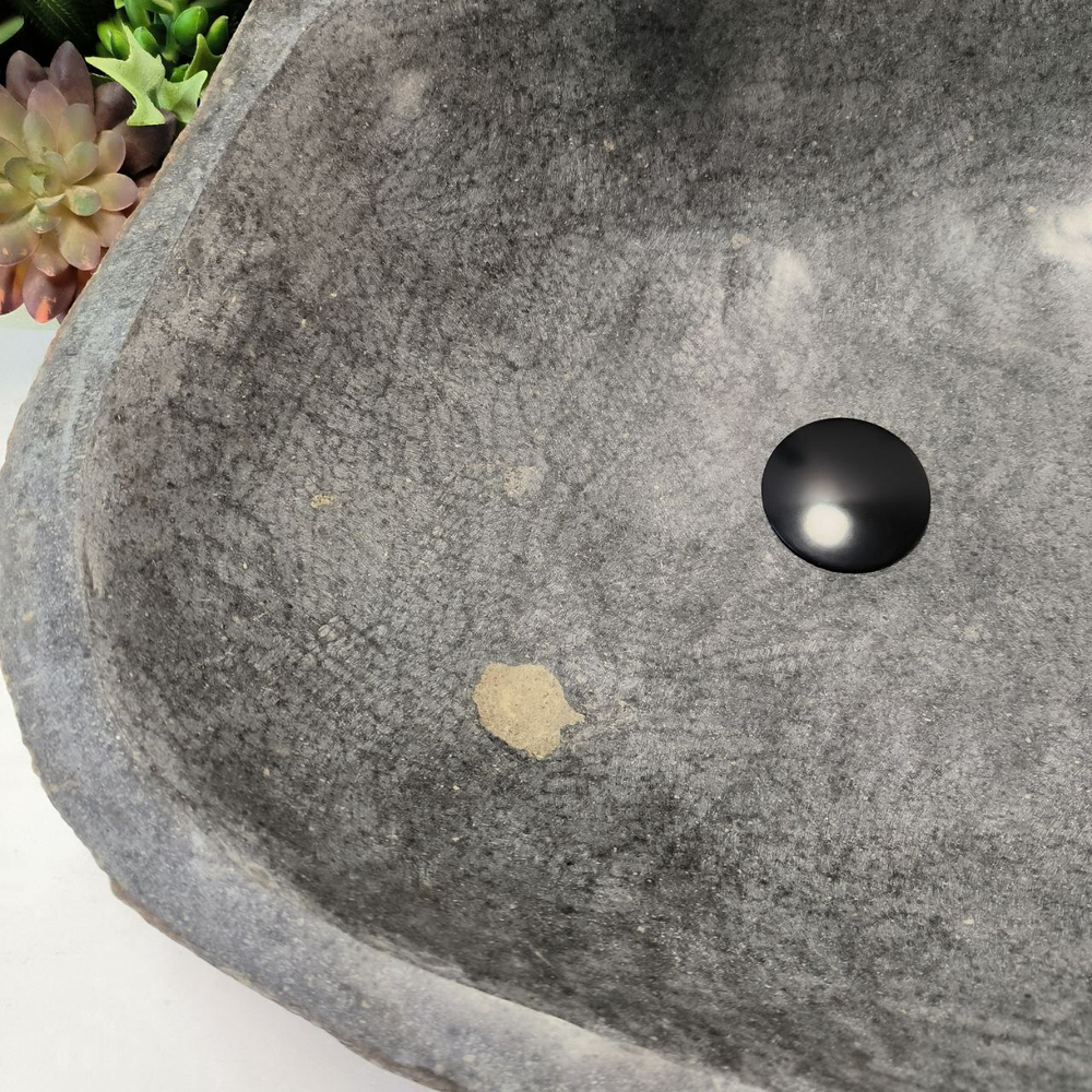 Раковина из речного камня RS-63866 (52*46*15) 0123
