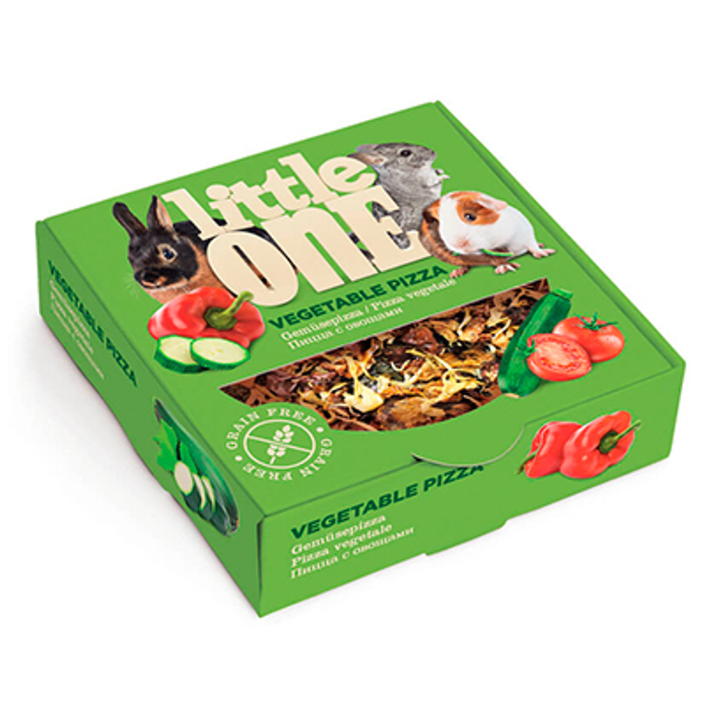 Little One Пицца с овощами. Лакомство для грызунов