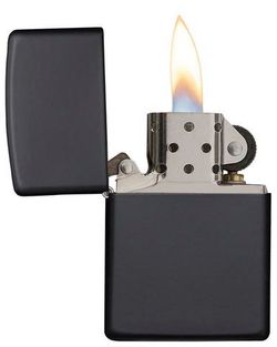 Зажигалка ZIPPO Classic с покрытием Black Matte (218) 1