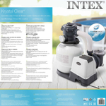 Песочный фильтр-насос для бассейнов intex 26646, 6000 л/ч