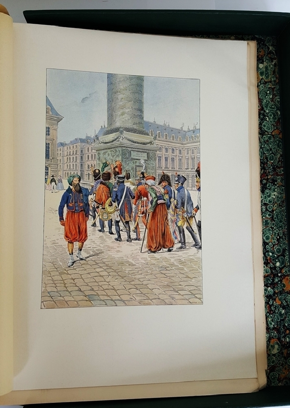 "Epopee du costume militaire franqais. История французской военной формы (костюма)". Оригинальные рисунки Анри Бушо. 1898 г.