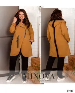 Костюм 17-252-черный-горчица Minova