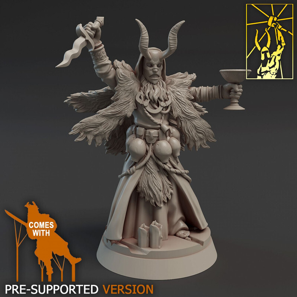 Тифлинг бес демон Некромант Волшебник Маг Колдун миниатюра для dnd, днд, pathfinder, фентези, Настольная игра, НРИ, Варгейм, РПГ