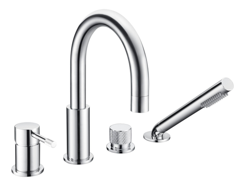 Boheme Смеситель врезной на борт ванны UNO Chrome