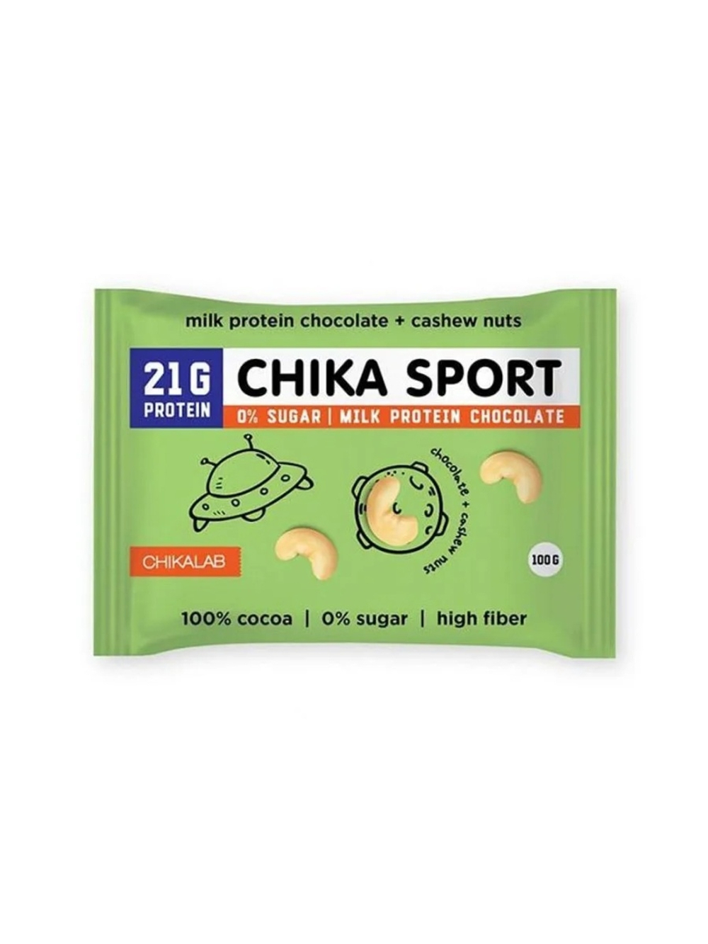 Шоколад молочный CHIKA SPORT